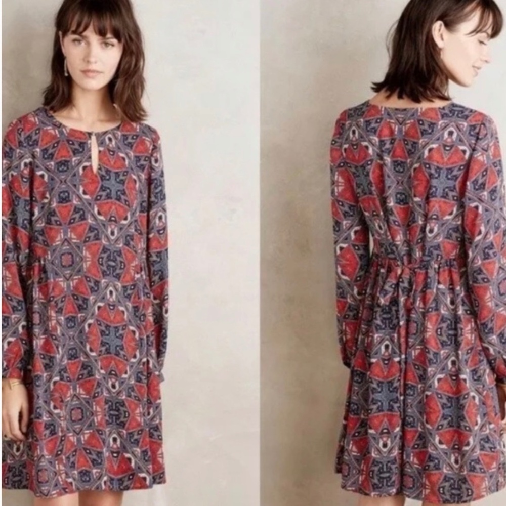 Paper Crown Anthropologie Efflorescence Dress